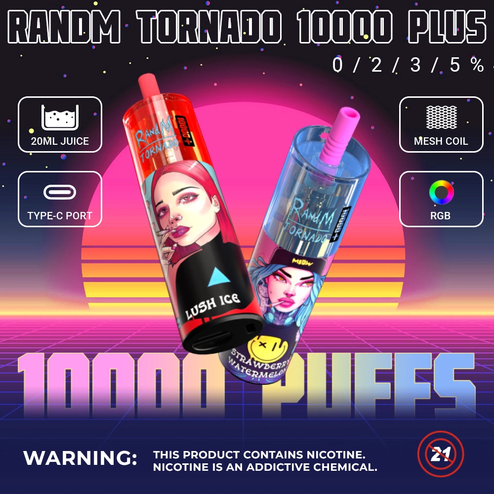 OEM &amp; ODM Wholesale Original Factory Price Randm Tornado 10000 Puff Disposable Vape