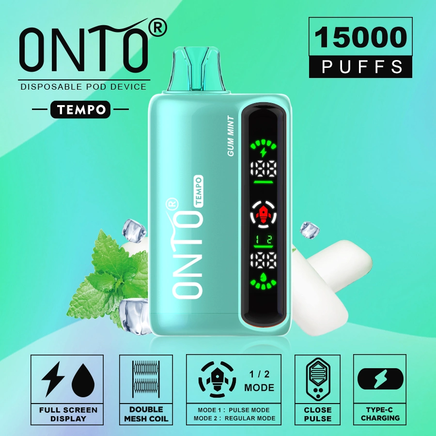 Onto Tempo 15000 Puffs OEM Manufacturers Disposable Vape Wholesale Electronic Cigarette Puff Bar