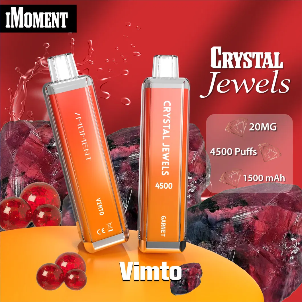 Wholesale Cheap Crystal Jewels 4500puffs Disposable Vape UK 2% Nicotine Vape Pen