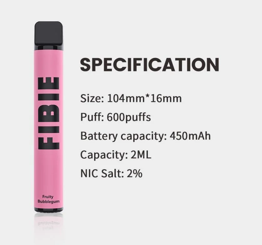 Disposable Vape Amazon Online Shopping E Vape Price Fibie 600 Puffs Custom Vaporizer Pen