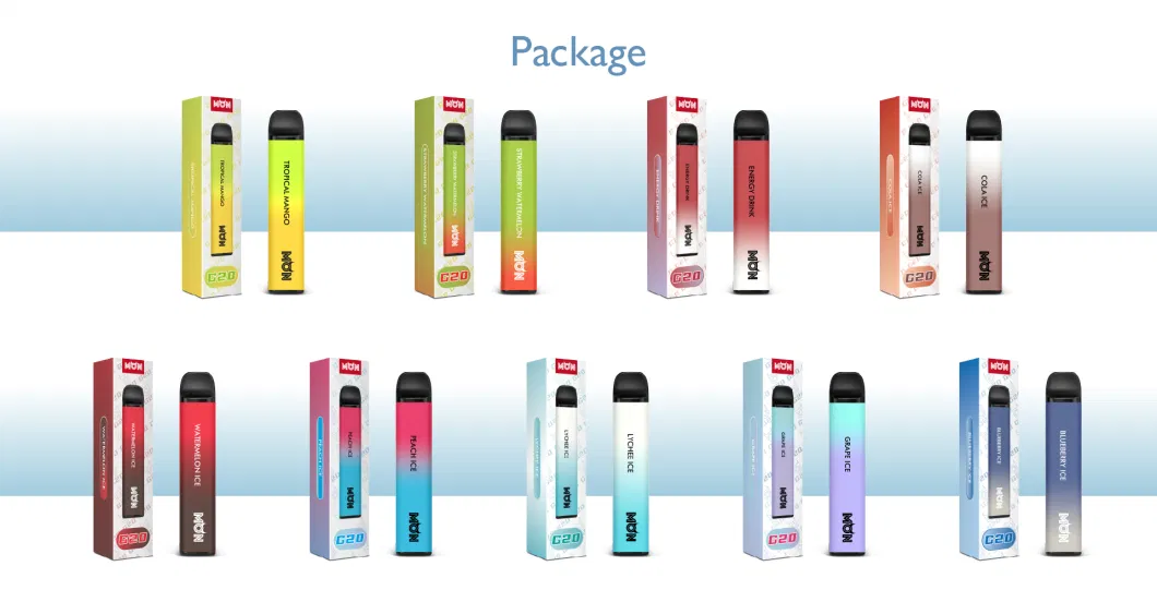 100% Authentic Vape Pen 2500puffs Mesh Coil Design Fruit Flavors Wholesale Factory Without Nicotine