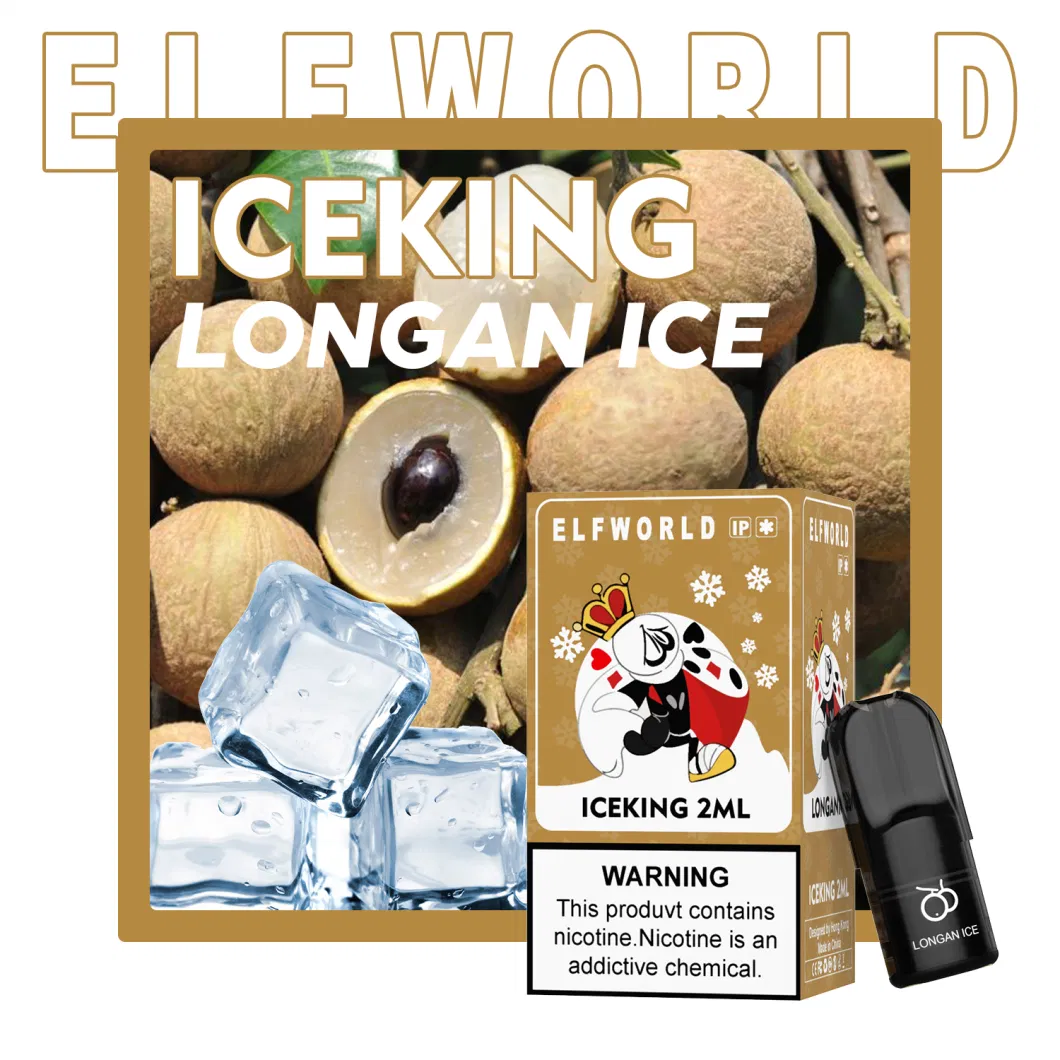 Wholesale Disposable Elf World Iceking Vape 600 Puff Bar Factory Supply Quality E Vape