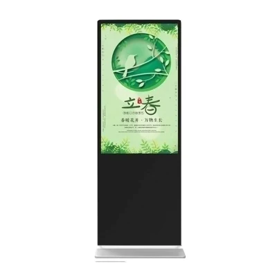 Professional 65 Inch Interactive Pcap Touch Screen Supermarket Floor Standing Digital Signage