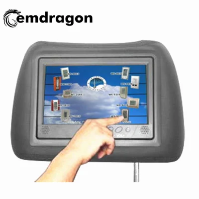 9 Inch Taxi Headrest Taxi Advertising Player Inch Six video Media Ad Player HD video Animal and Women Commercial Ad Player LCD Digital Signage of Ce Standard
