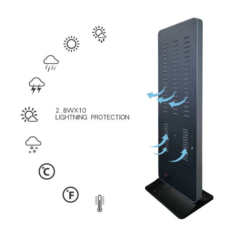 47&quot; 55&quot; Touch Screen Floor Standing Digital Signage Display