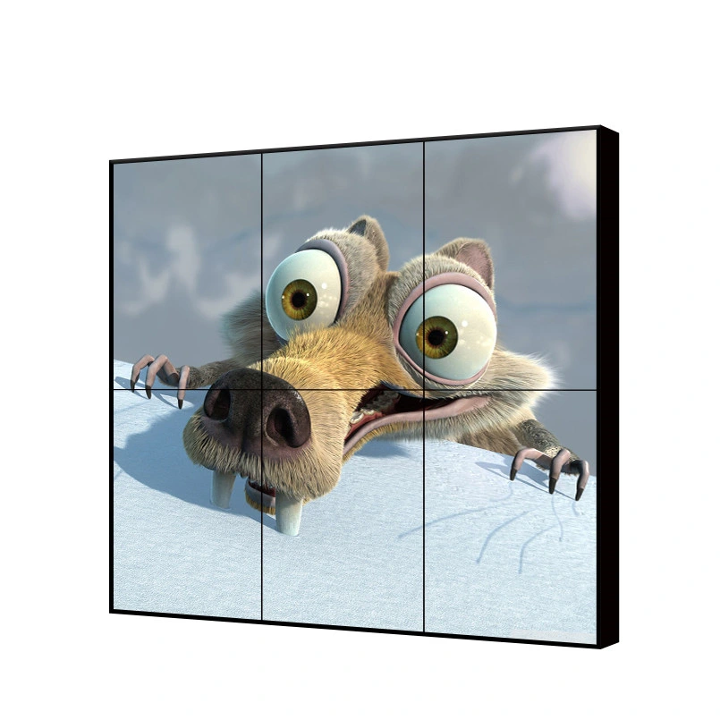 3.5mm 49 55 Inch HD 4K LCD Video Wall with Competitive Price and High Quality Seamless 3.5mm 46&quot; LCD Display Split Screen Wall Mounted LCD Video Wall Price in C