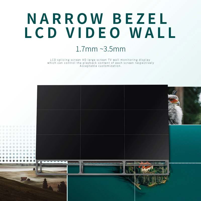 High-Quality Ultra Narrow Bezel LED Backlight for Advertising LCD TV LCD Video Wall