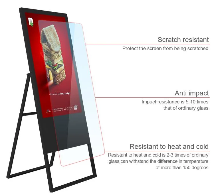 Cloud Server Intelligent Split Screen LCD Display Media Ads Player Indoor Portable Digital Signage