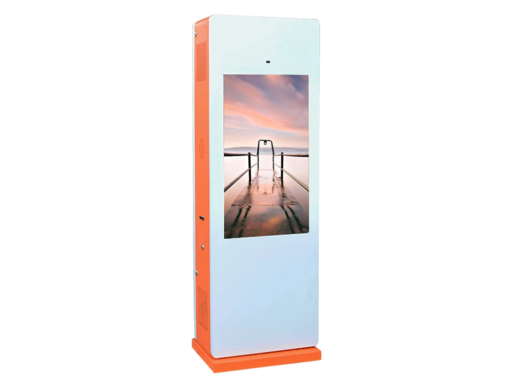 37 Inch Vertical Screen Landing Double Screen Gate Outdoor Advertising Machine Sunglasses Lcdmedia Wireless Monitor Display Kiosk for Sale LED Digital Signage