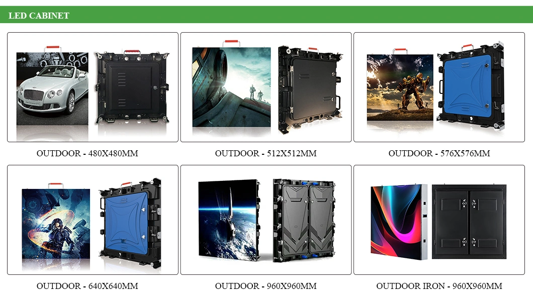 Outdoor Street Road Smart P6.67 LED Screen Square Advertising Wall Display Video Wall