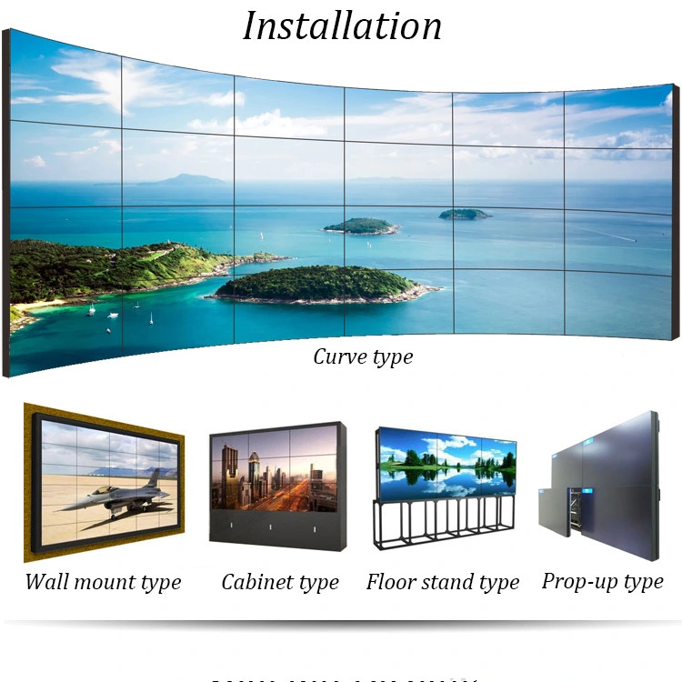 Commercial Advertising Display 4X4 3.5mm Narrow Bezel Videowall Splicing Screen Control Monitor LCD Video Wall