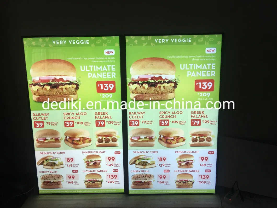 55 Inch Jewelry Display Digital Menu Board with LCD Screen