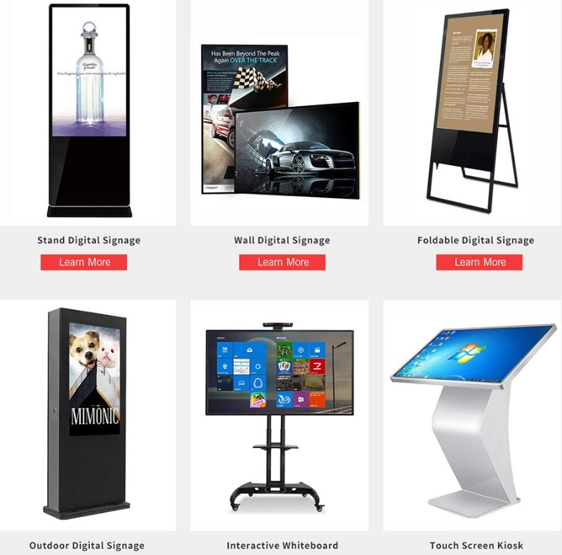 Factory Price Indoor Stand Touch Screen LCD Advertising Display Monitor Digital Signage