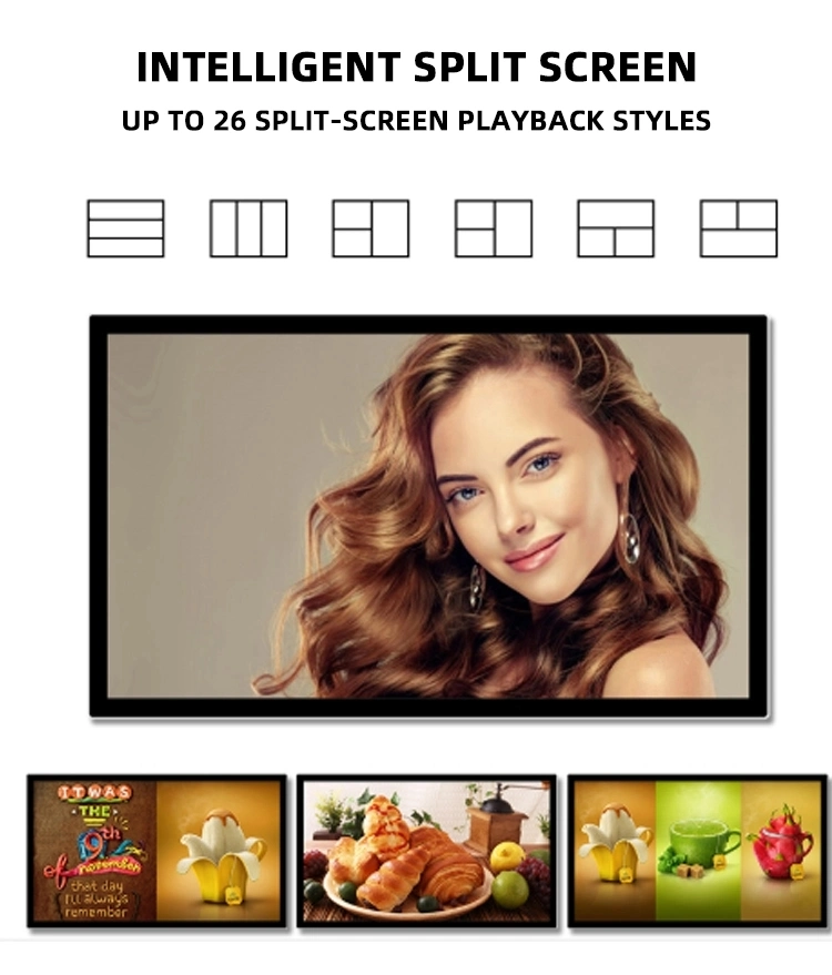 Mall 65 Inch Wall Mount LCD Touch Screen Digital Signage and Display LCD Screen Digital Signage Price 144Hz