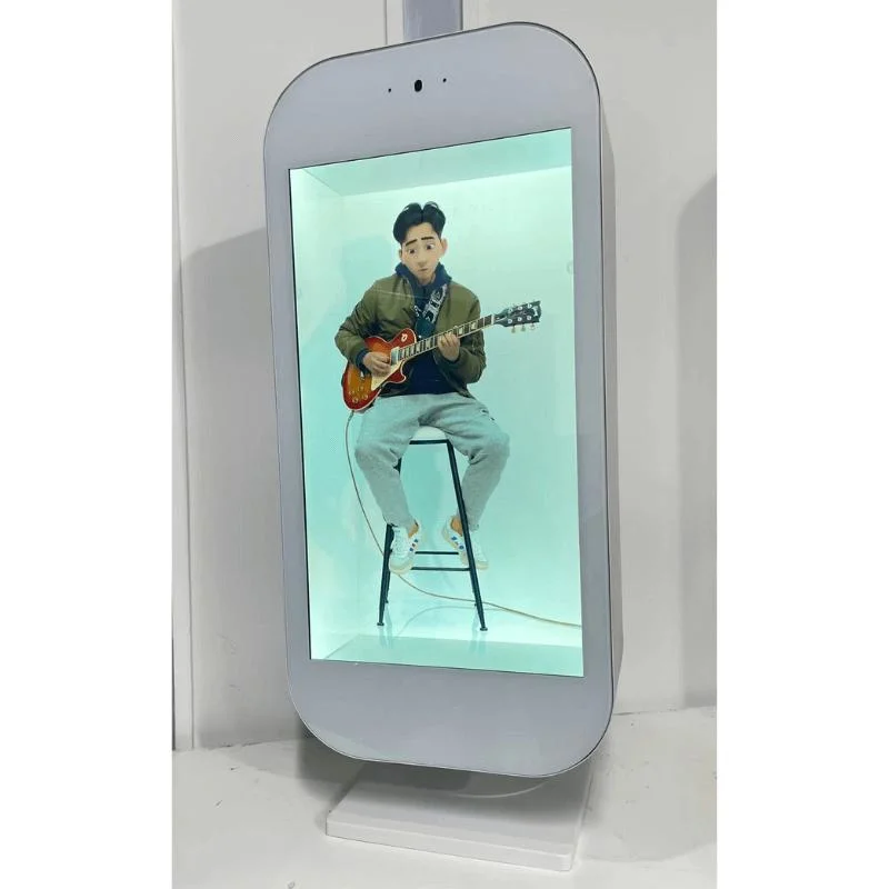 21.5&quot;32&quot;43&quot;49&quot;55&quot;65&quot;86 Inch 3D Transparent Display Cabinet Showcase LCD Touch Screen Digital Signage for Advertising