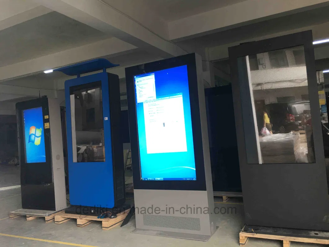 Dedi Stand Alone Touch Screen Android Windows Outdoor LCD Digital Signage