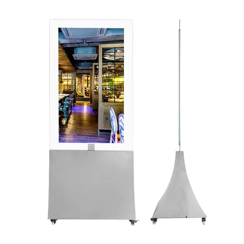 2023 New Advertising Restaurant Menu Board 49inch Hanging Qled Display Signage