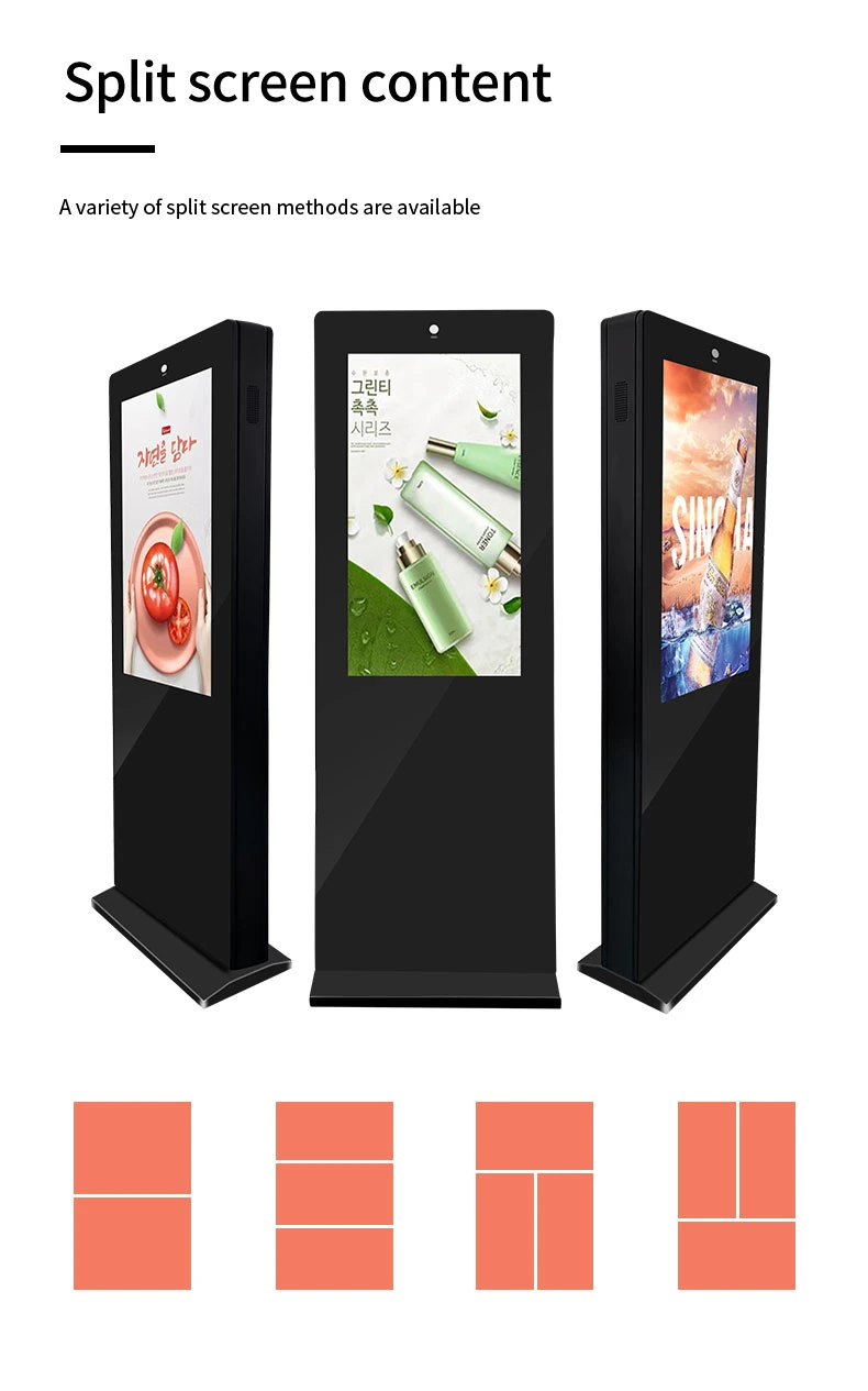 IP65 Outdoor Waterproof Advertising Player/LCD Digital Signage with High Brightness 2500CD/M2