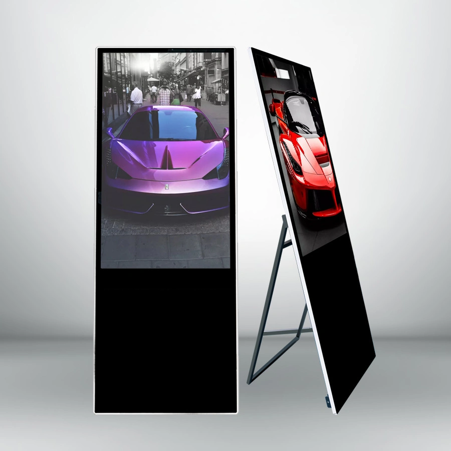 43-Inch Android Poster LCD Advertising Kiosk Player Touch Screen Monitor Portable Digital Signage