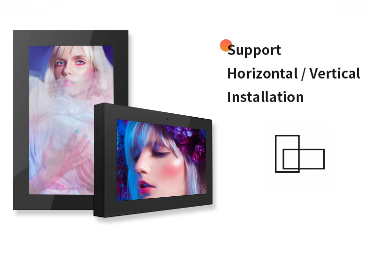 Wall Mount Capacitive Resistive Pcap Touch IPS Panel Poe NFC Quad Core Android Digital Signage