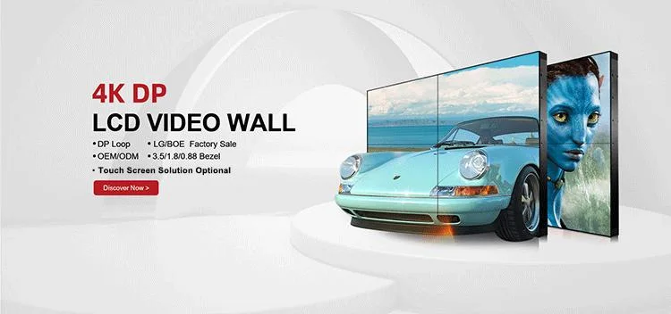 49 55 65 Inch Indoor Video Wall Panels Advertising LCD Splicing Screen Controller Touch Screen Video Wall Display Price for Conference Room