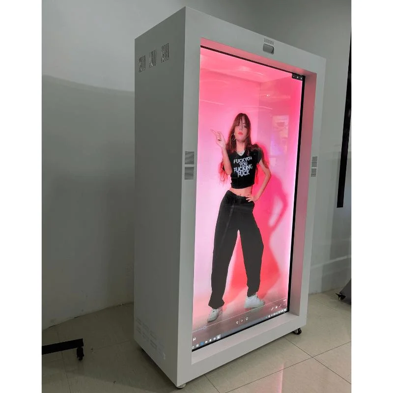 21.5&quot;32&quot;43&quot;49&quot;55&quot;65&quot;86 Inch 3D Transparent Display Cabinet Showcase LCD Touch Screen Digital Signage for Advertising