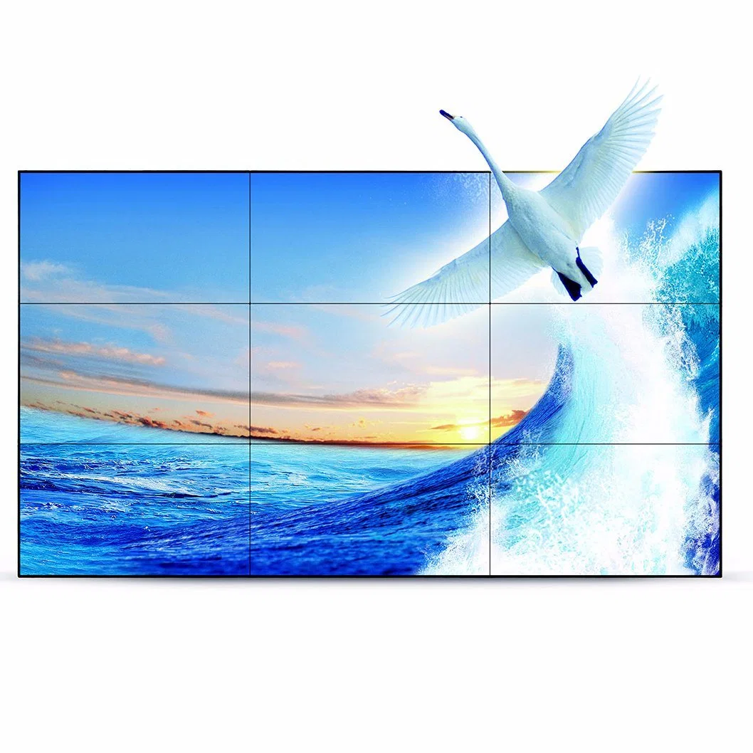 3X3 Narrow Bezel 3.5mm Advertising Screen LCD Video Wall