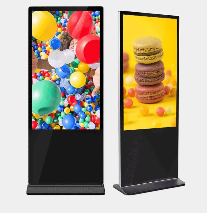 with Network Wi-Fi Stand Alone Outdoor High Bright Capacitive Touch Screen LCD Floor Standing Digital Signage Price