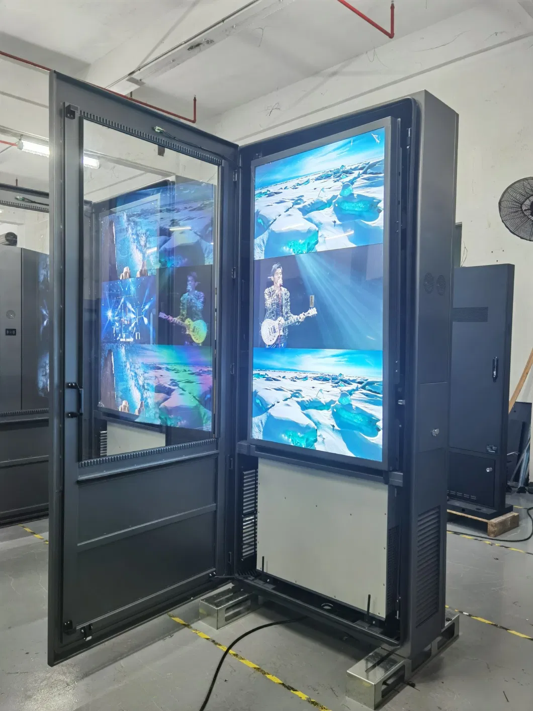 China Cheap 55inch Dual Side FHD Outdoor Digital Signage CE RoHS IP65