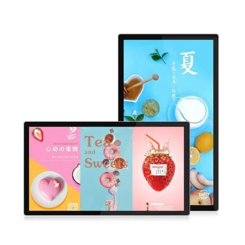 43inch 700nits Digital Menu Advertising Wall Hanging LCD Display Menu Board Restaurant