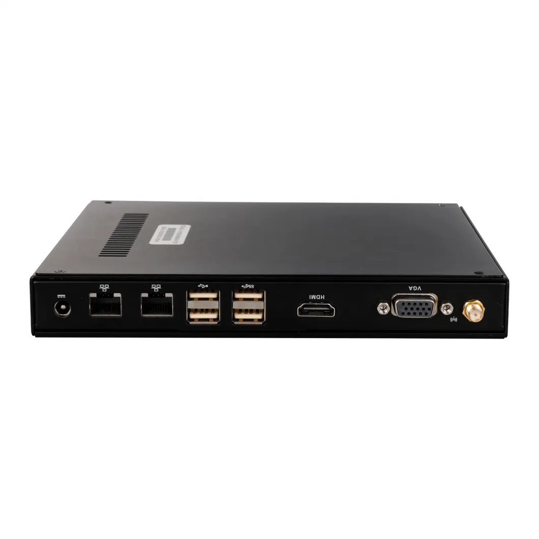 Fanless Small System with Intel Celeron CPU Coumputer for Digital Signage Display