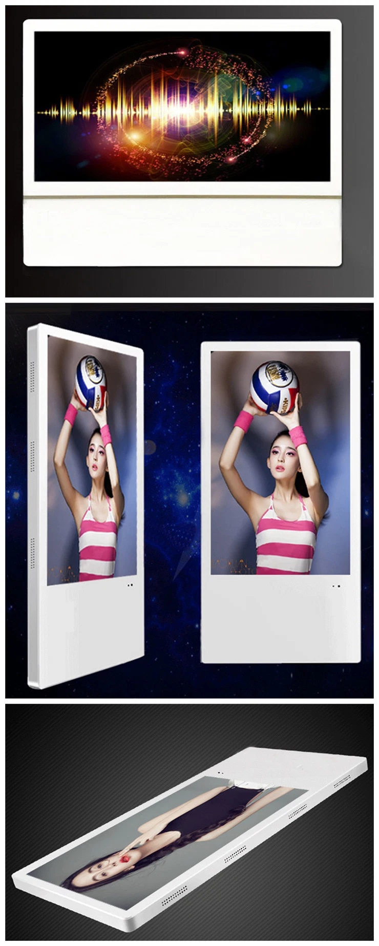 21.5 Wall Mount Display OEM LCD Ad Display Inch 3G Network Customized Standard Wall Mount Digital Signage Advertising Logo LCD Digital Signage