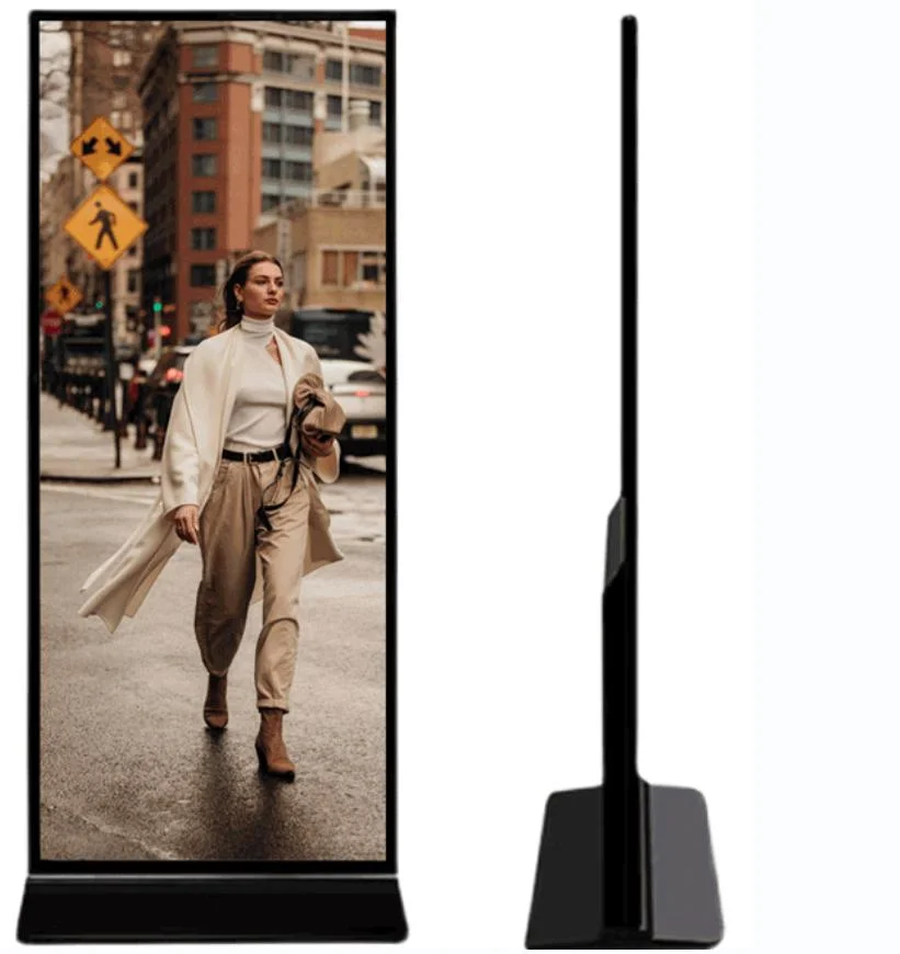 43-Inch Android Poster LCD Advertising Kiosk Player Touch Screen Monitor Portable Digital Signage