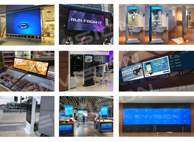 43inch Floor Stand Foldable LCD Android Network WiFi Advertising Player Digital Signage Menu Board for Restaurant