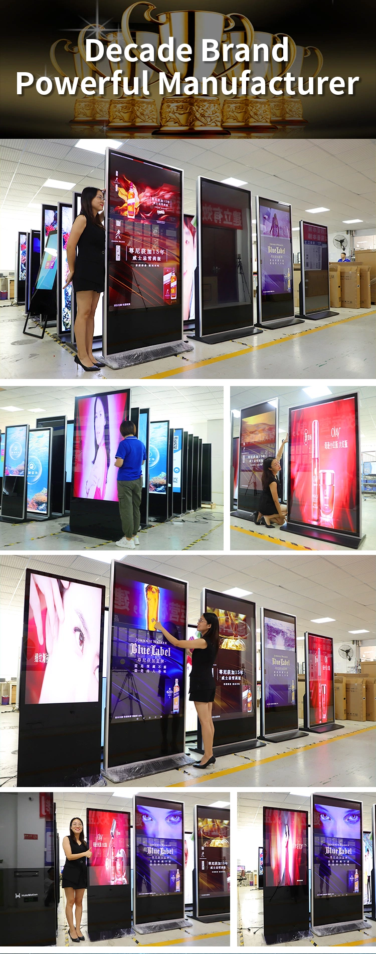 46 Inch LCD Video Wall with Super Narrow Bezel 3.5mm Did