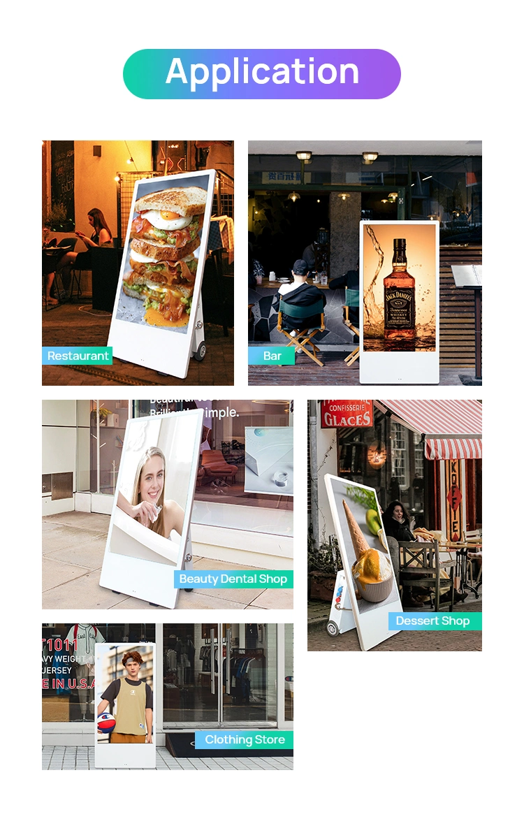 FHD Android 400-1500 Nits Semi-Outdoor Digital Advertising Signage