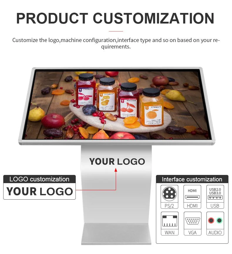 Interactive Touch Screen Digital Signage Kiosk Touch Screen Self Service Kiosk