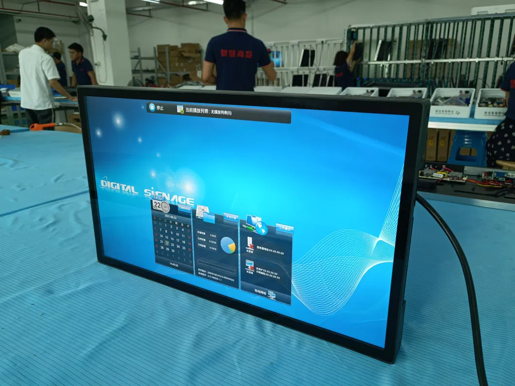 15.6&quot; Pcap Touch Screen Wall Mounted Digital Signage LCD Display