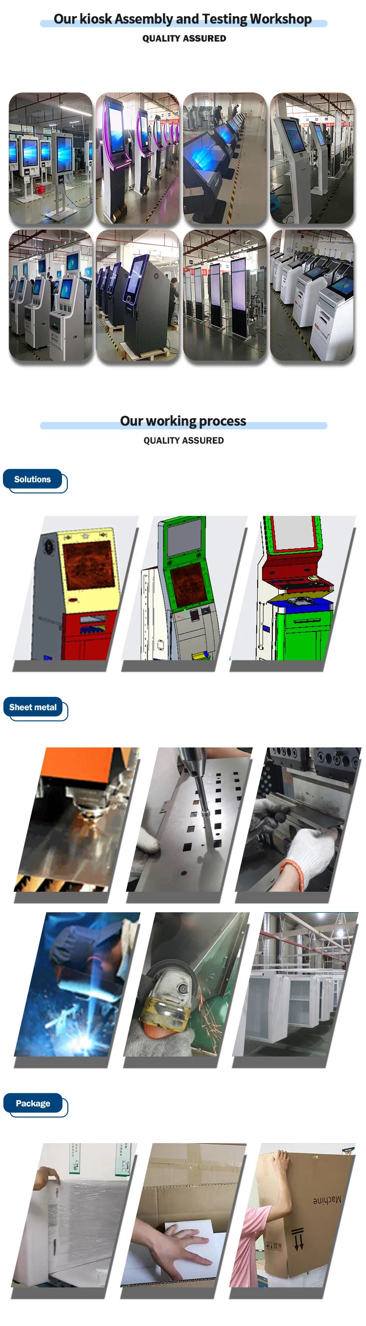 LCD Advertising Display Screen Totem Kiosk Android Window System Open API Sdk Integrated Self Payment Kiosk Terminal