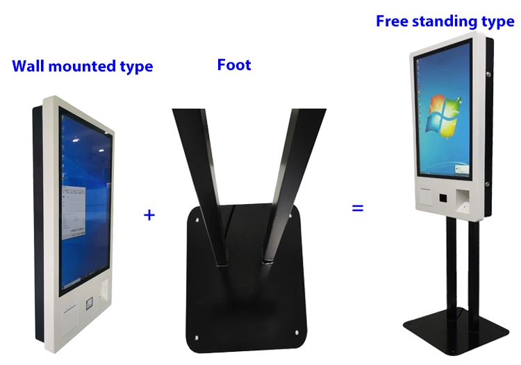 Netoptouch 32 Inch Touch Screen Self-Service Payment Terminal 21.5 Inch Self Ordering Kiosk Stand