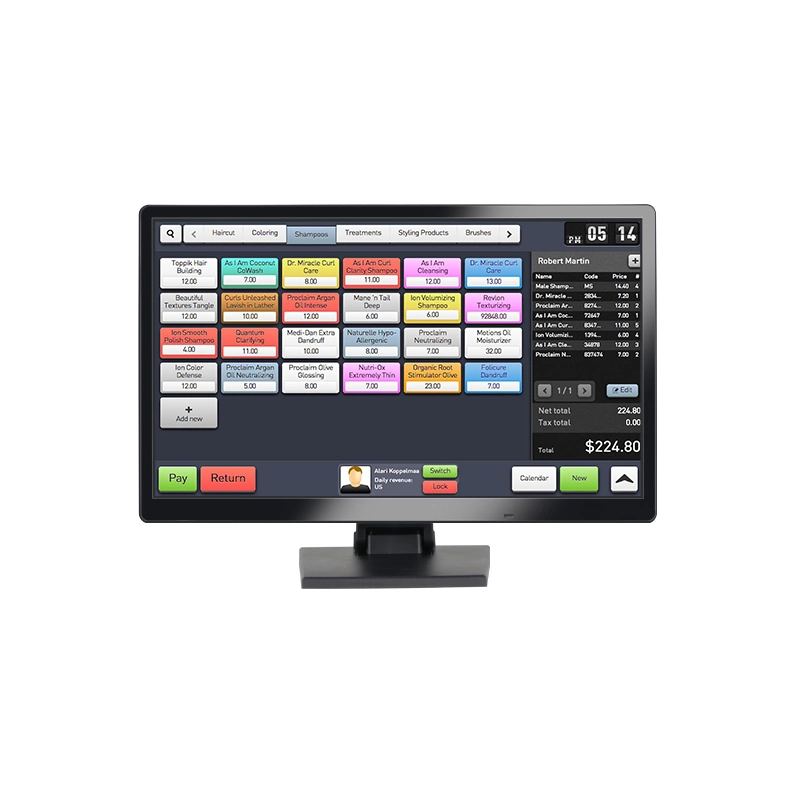 Ordering System 21.5 Inch Capacitive Touch Screen Monitor for Restaurant