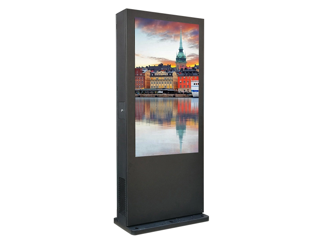 Stock Cosmetic Outdoor LCD Digital Signage Touch Screen Interactive Kiosk with VGA/HD 2/4/6/8 Points Touch