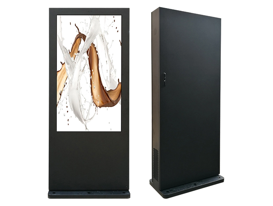 Stock Cosmetic Outdoor LCD Digital Signage Touch Screen Interactive Kiosk with VGA/HD 2/4/6/8 Points Touch