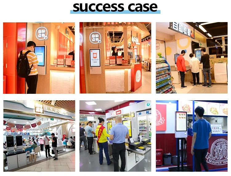 Kfc Self Ordering Kiosk Touch Screen Cashless POS Fast Food Self Ordering Payment Kiosk in Restaurant