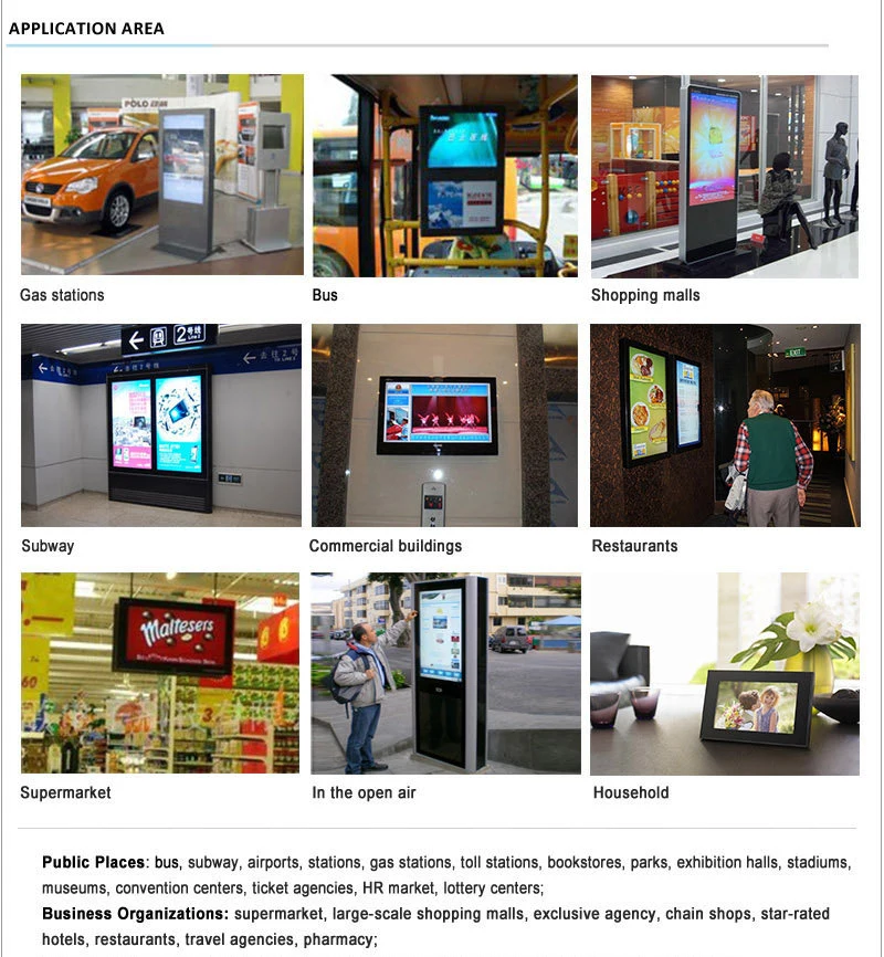 55 Inch High Brightness Outdoor Digital Signage