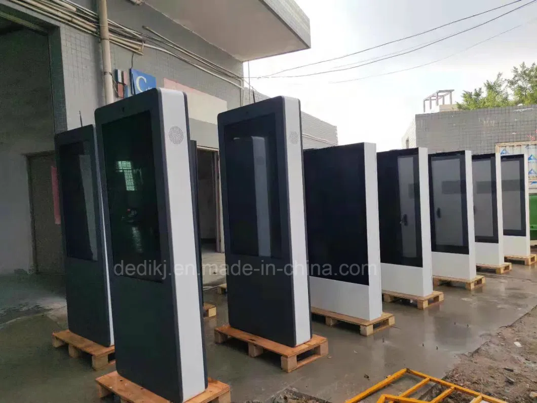 Dedi Interactive High Angled Digital Signage Outdoor LCD Kiosk