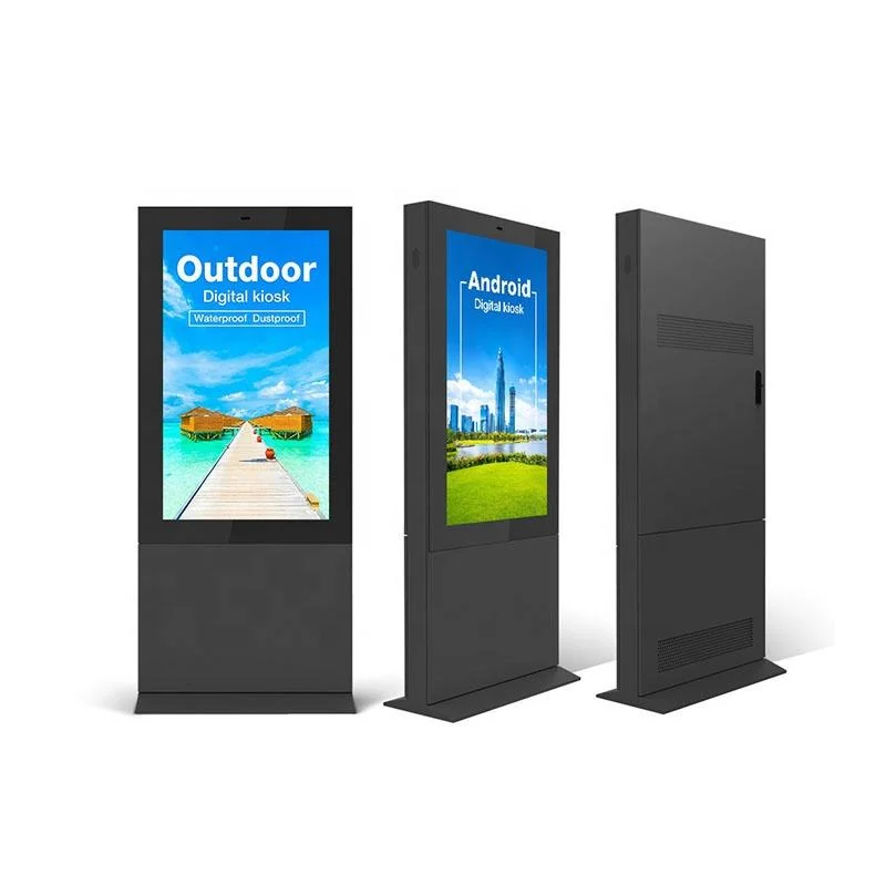 Custom Size Indoor Outdoor Standard Advertising Display Digital Interactive Multimedia LCD Touch Screen Advertising Kiosk