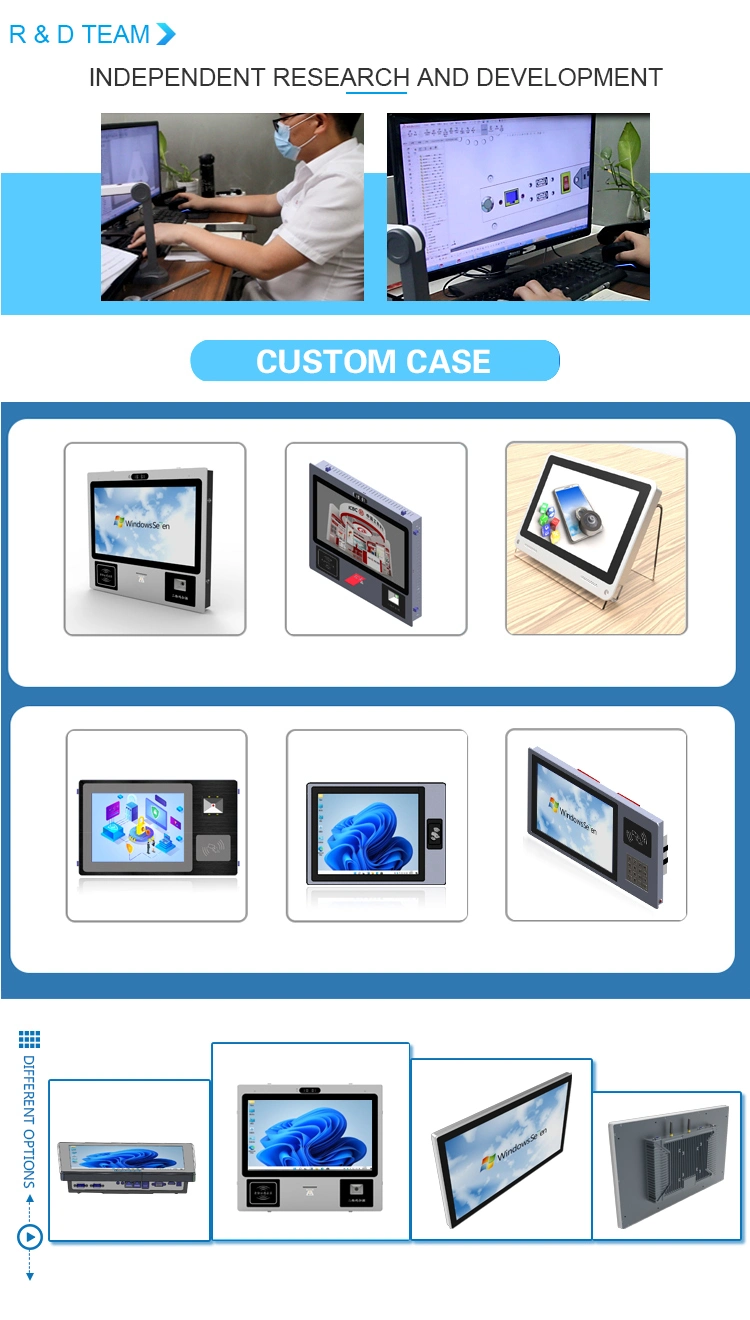 Open Frame Rugged 17 Inch Android Computer Capacitive Touch Screen COM RS232 Industrial Panel PC Aio Kiosk