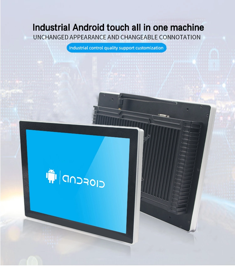 Open Frame Rugged 17 Inch Android Computer Capacitive Touch Screen COM RS232 Industrial Panel PC Aio Kiosk