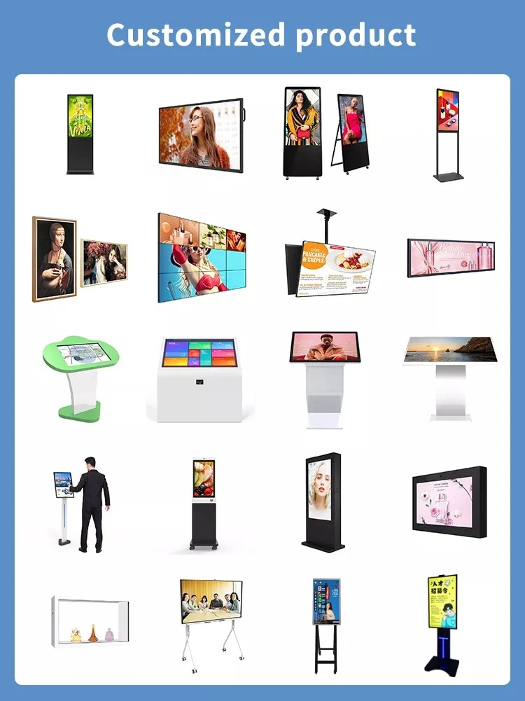 Factory 43&quot; 49&quot; 55&quot; 65&quot; Screen Ads Video Display Advertising Advertising Kiosk Outdoor Digital Signage Interactive Kiosk